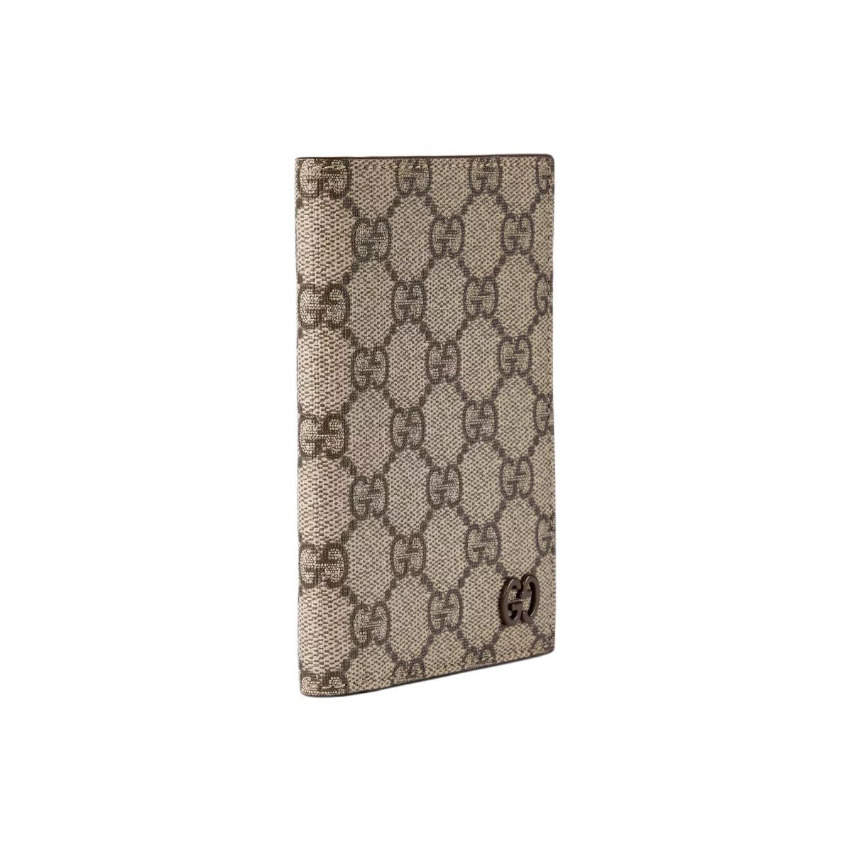 GUCCI Men's Beige & Ebony Canvas Passport Holder | 795229