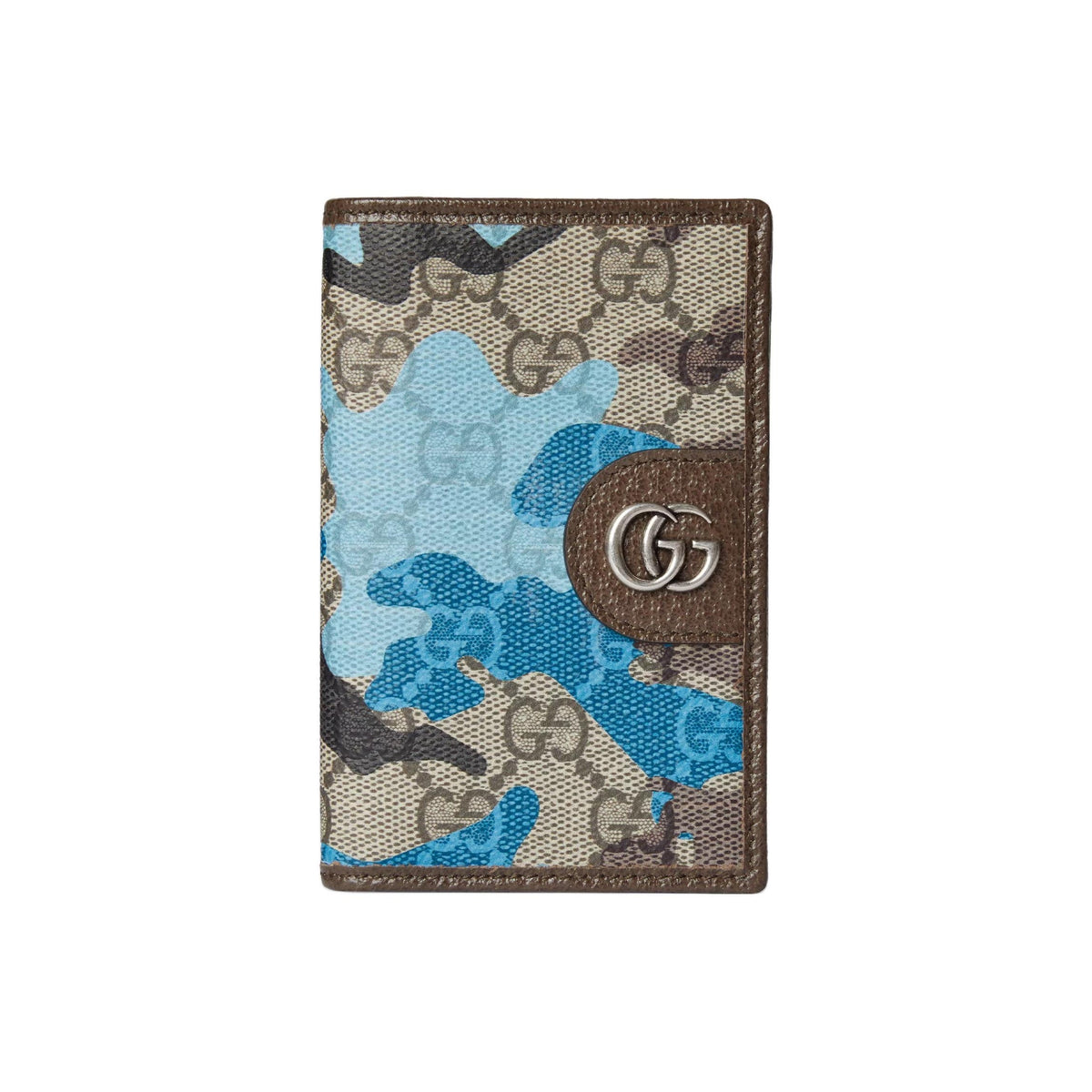 GUCCI Women's Brown Leather Bifold Card Holder | 834691