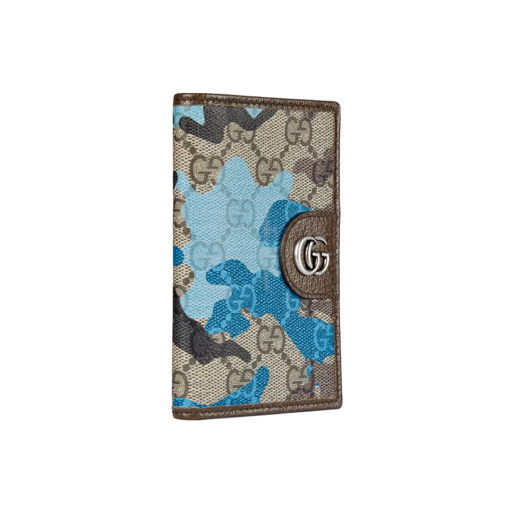 GUCCI Women's Brown Leather Bifold Card Holder | 834691
