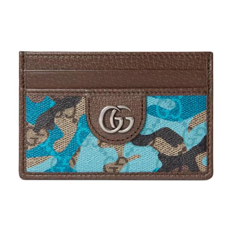 GUCCI Women's Multicolor GG Monogram Leather Card Holder | 834795