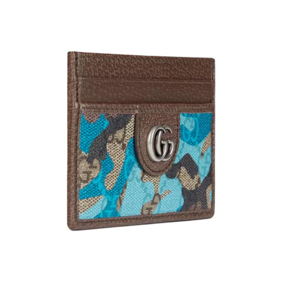 GUCCI Women's Multicolor GG Monogram Leather Card Holder | 834795