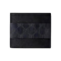 GUCCI Unisex Black Leather Small Flap Card Holder with Logo Print | 795480
