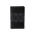 GUCCI Unisex Black Leather Card Holder with Classic Logo Print | 806151