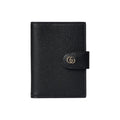GUCCI GG Marmont Women's Black Cowhide Leather Card Holder | 855484