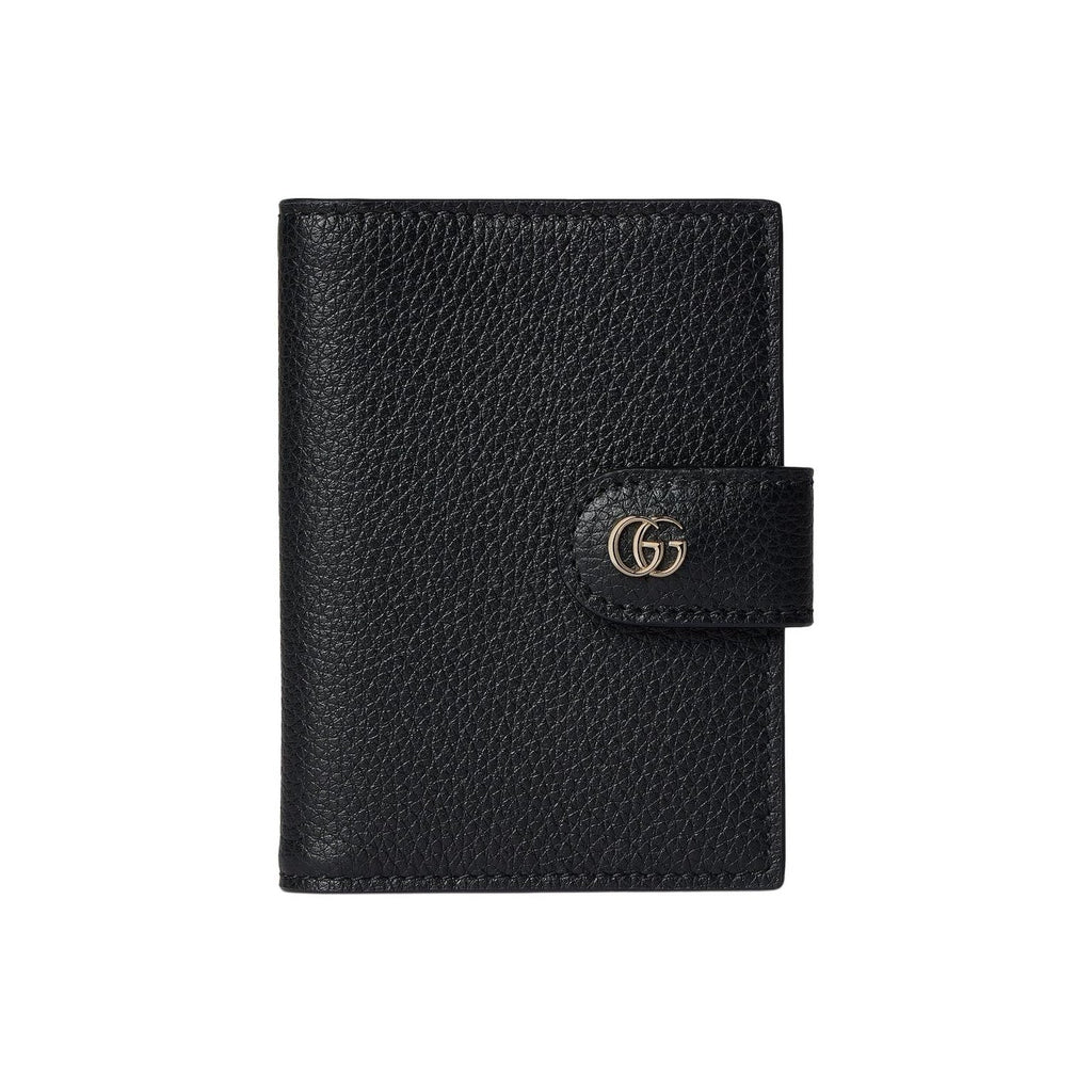 GUCCI GG Marmont Women's Black Cowhide Leather Card Holder | 855484