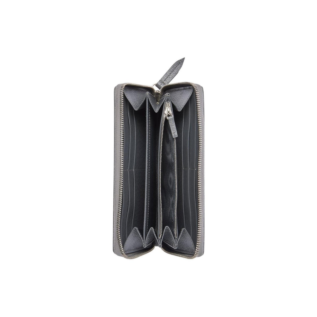 GUCCI GG Supreme Men's Black Leather Wallet with Ceramic GG Detail | 856562