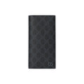 GUCCI GG Supreme Men's Black Leather Wallet with Ceramic GG | 856563