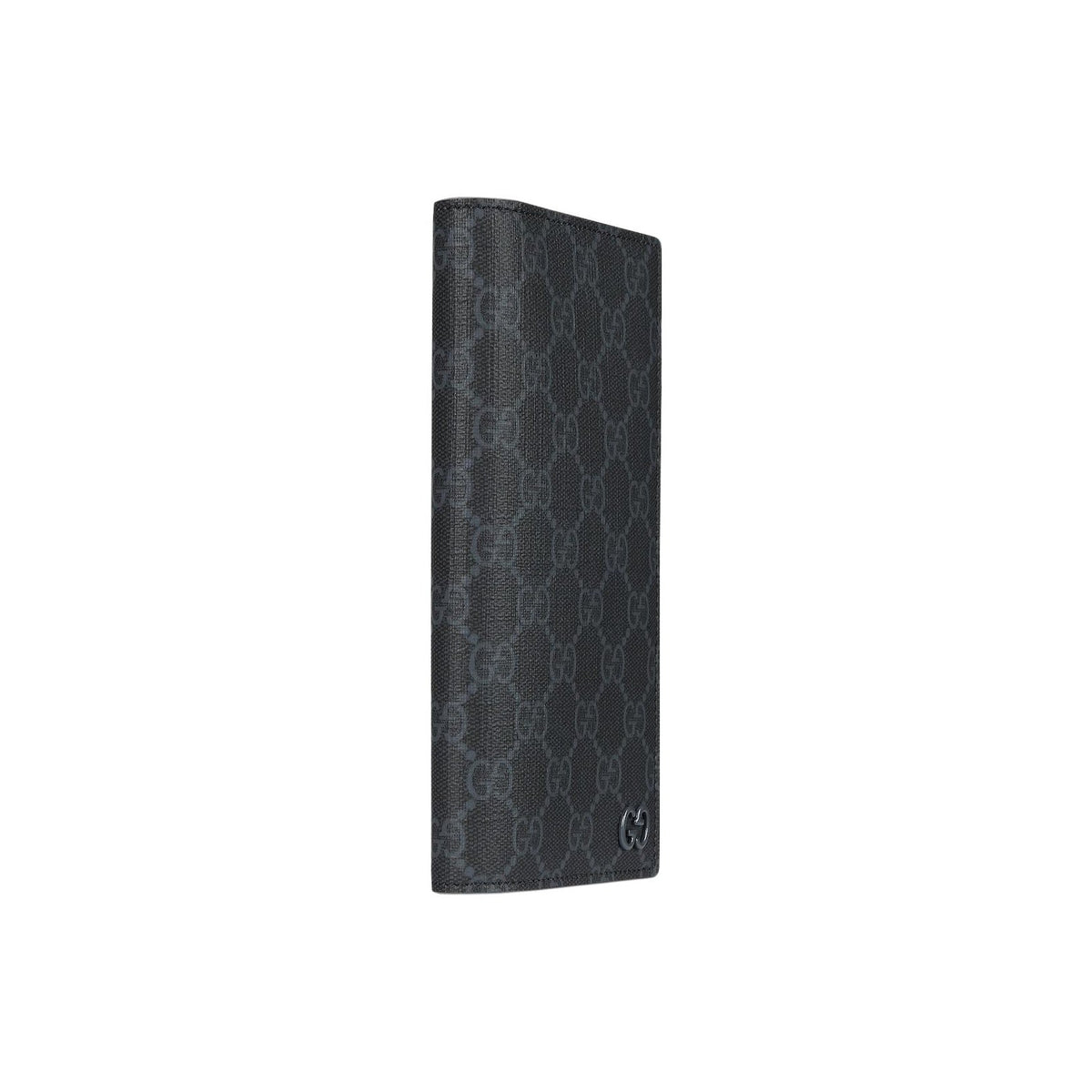GUCCI GG Supreme Men's Black Leather Wallet with Ceramic GG | 856563