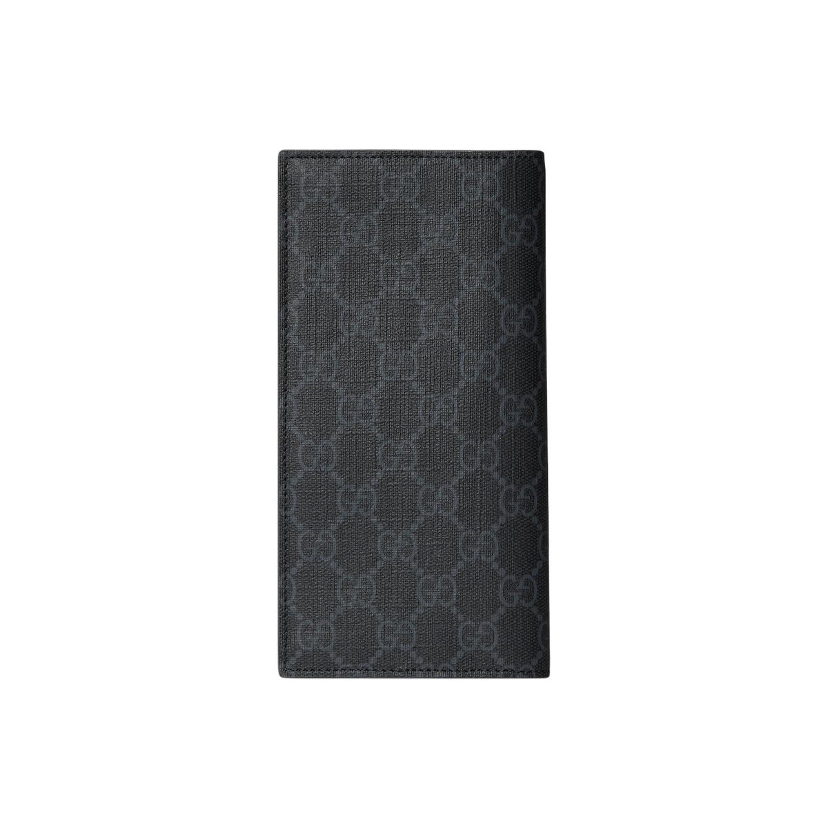 GUCCI GG Supreme Men's Black Leather Wallet with Ceramic GG | 856563