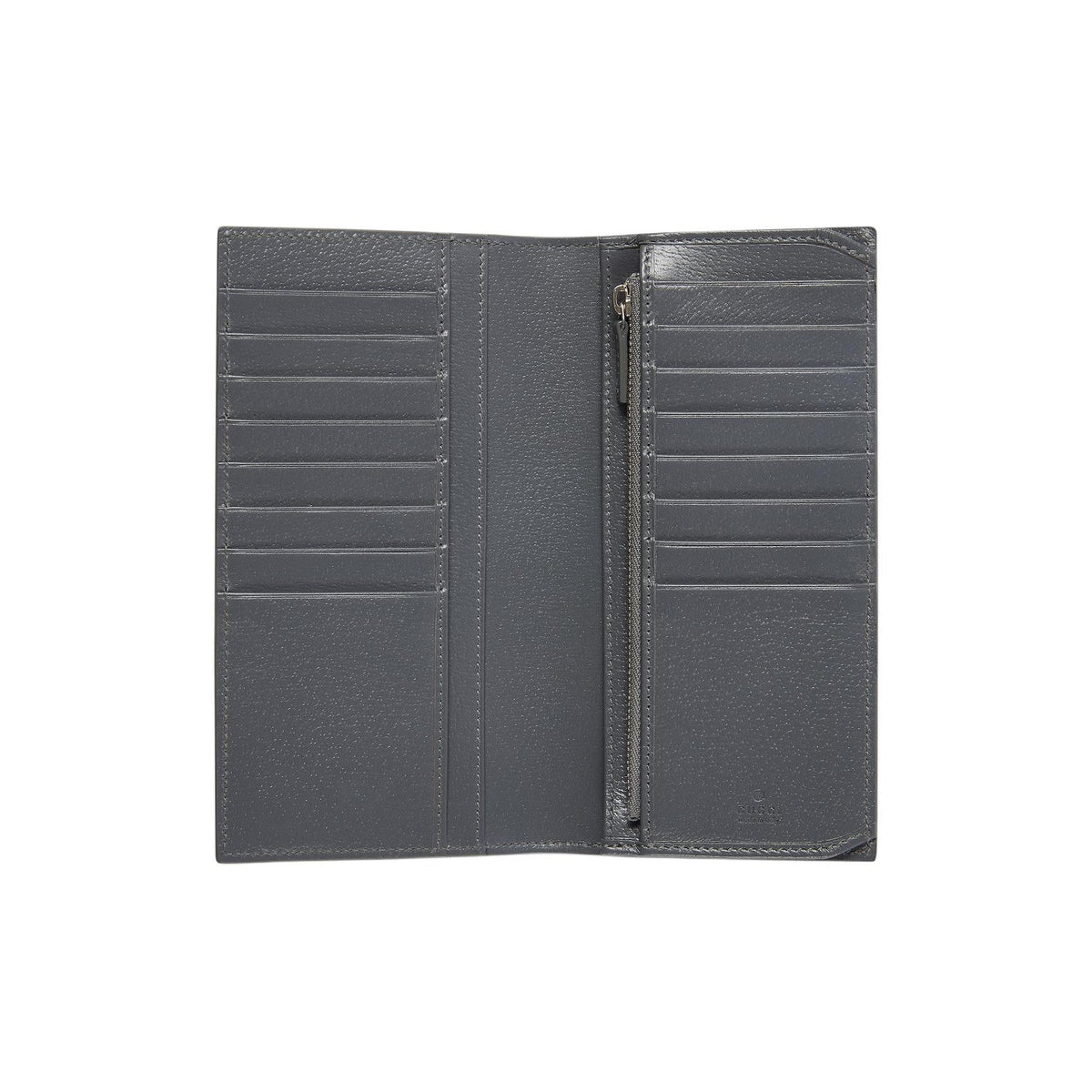 GUCCI GG Supreme Men's Black Leather Wallet with Ceramic GG | 856563