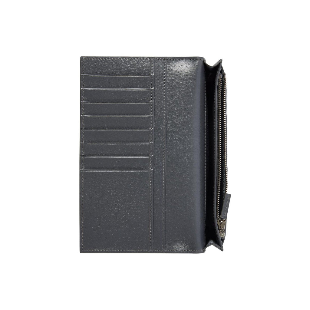 GUCCI GG Supreme Men's Black Leather Wallet with Ceramic GG | 856563
