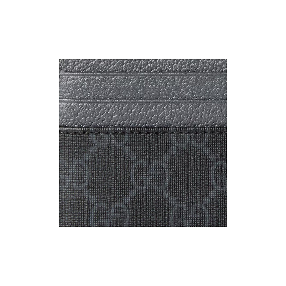 GUCCI Unisex Black Supreme Canvas Card Holder with Brand Logo | 795230