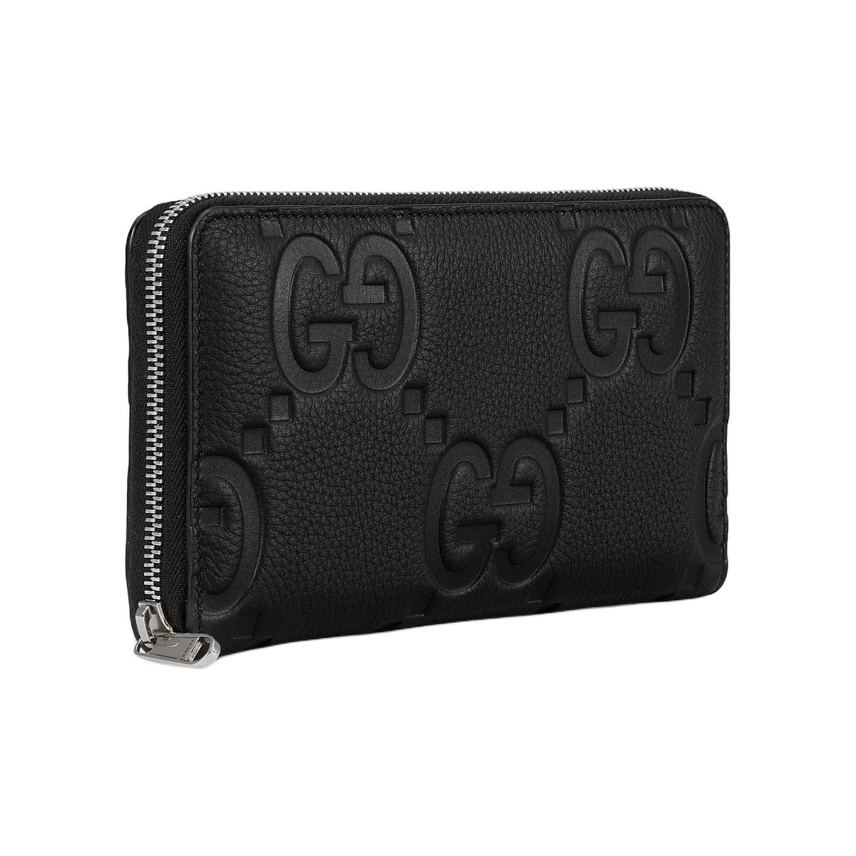 GUCCI Jumbo GG Men's Black Leather Large Wallet | 739482