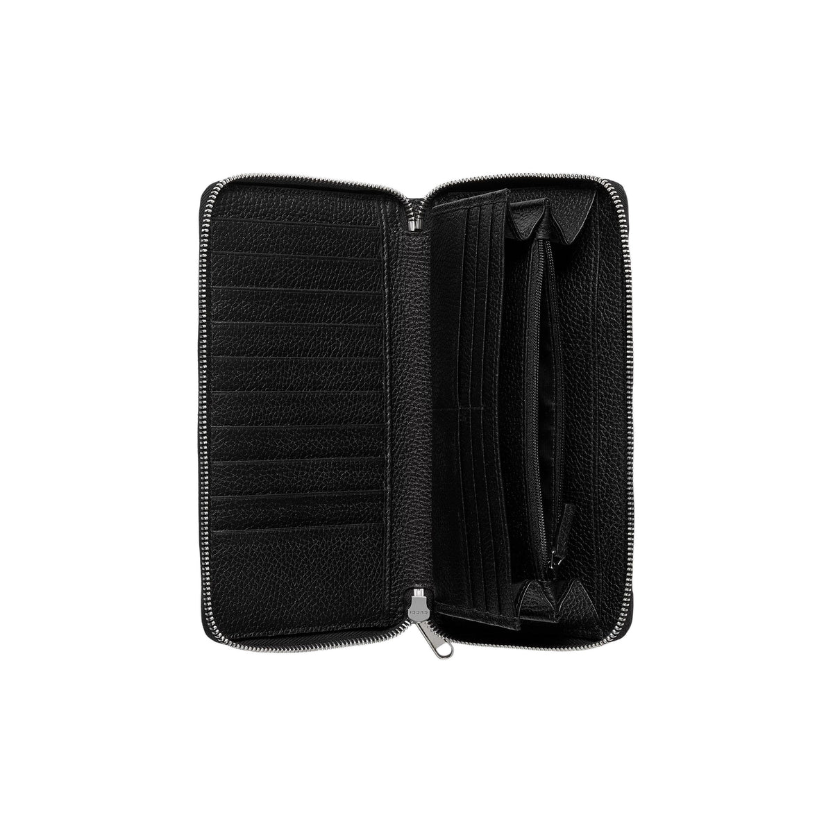 GUCCI Jumbo GG Men's Black Leather Large Wallet | 739482
