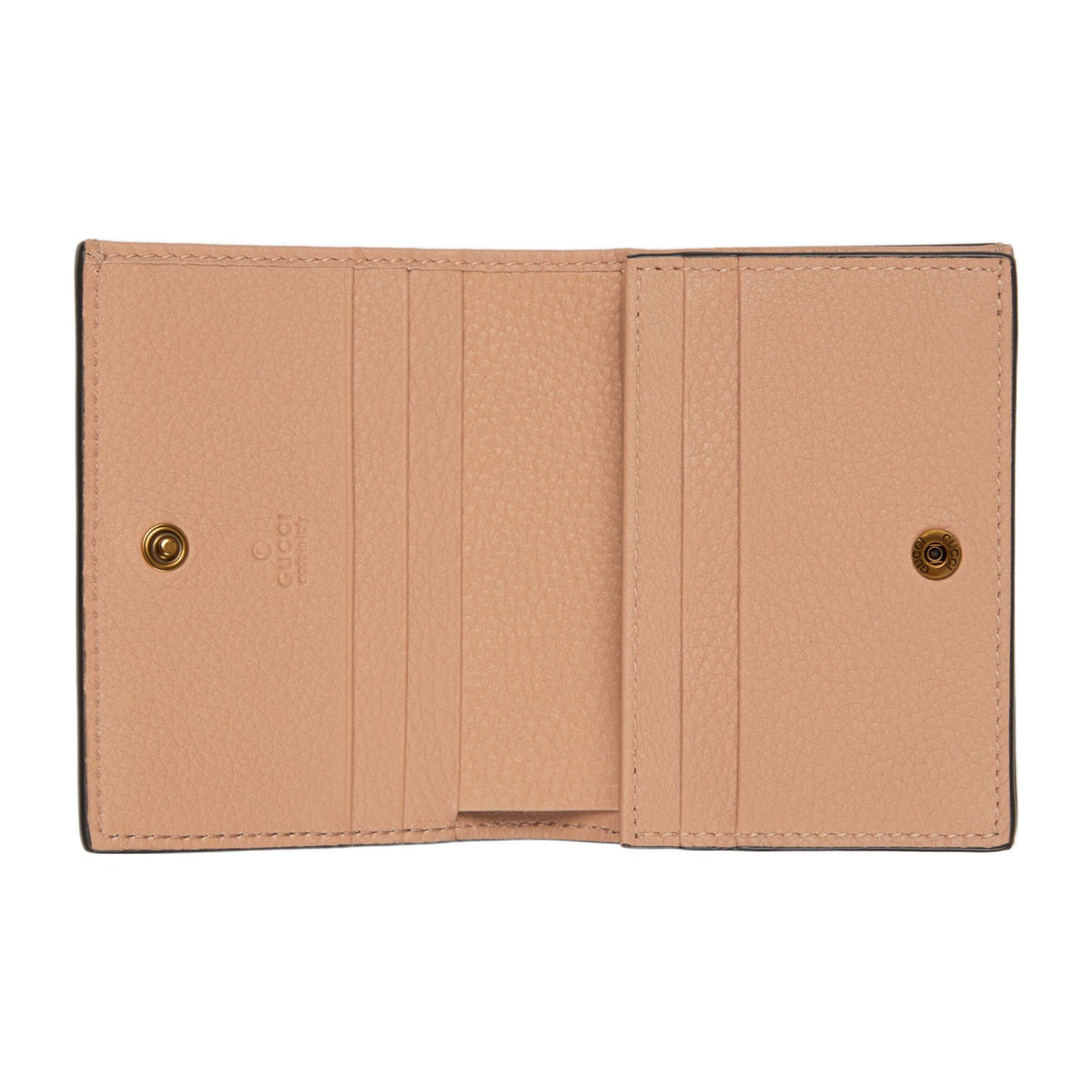 GUCCI Women's Rose Beige Python Skin Wallet with Antiqued Interlocking G | 746059