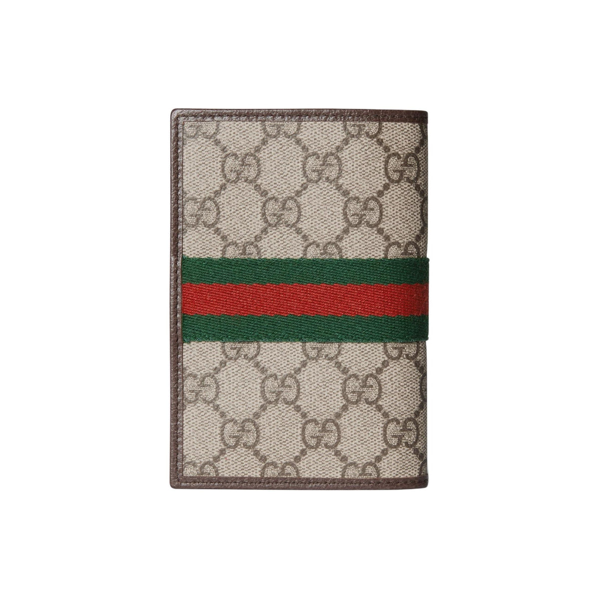 GUCCI Ophidia Unisex Beige & Brown Canvas Passport Holder | 838470