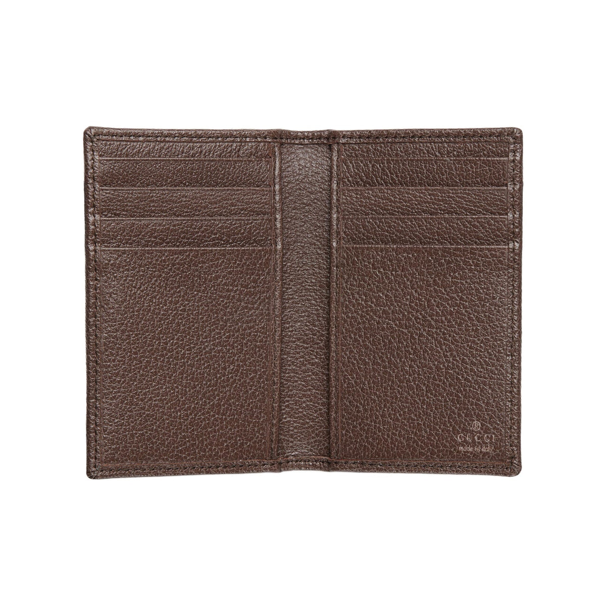 GUCCI Ophidia Men's Beige & Dark Brown Coated Fabric Long Card Holder | 834691