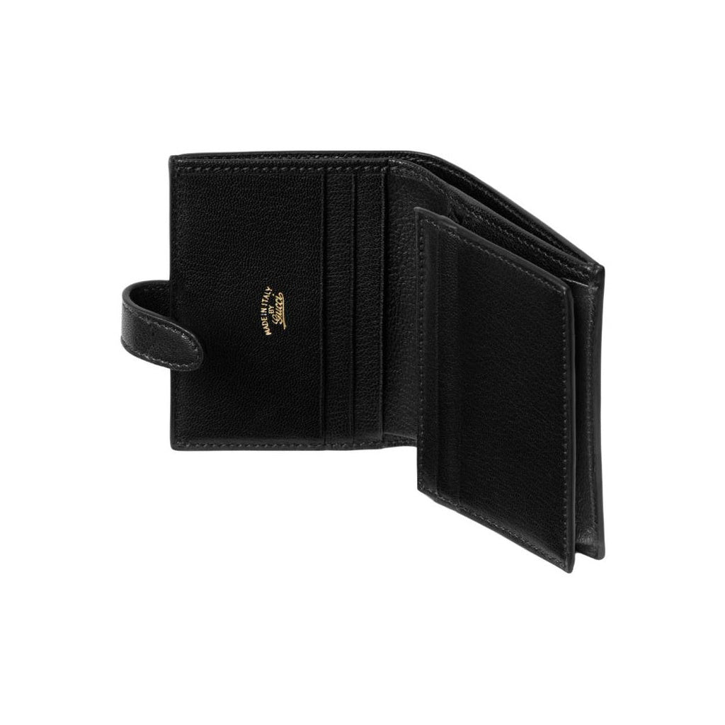 GUCCI Jackie Women's Medium Black Leather Wallet | 867166
