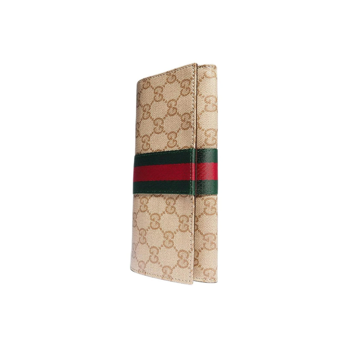GUCCI Women's Sand Coated Canvas Snap Wallet | 876048