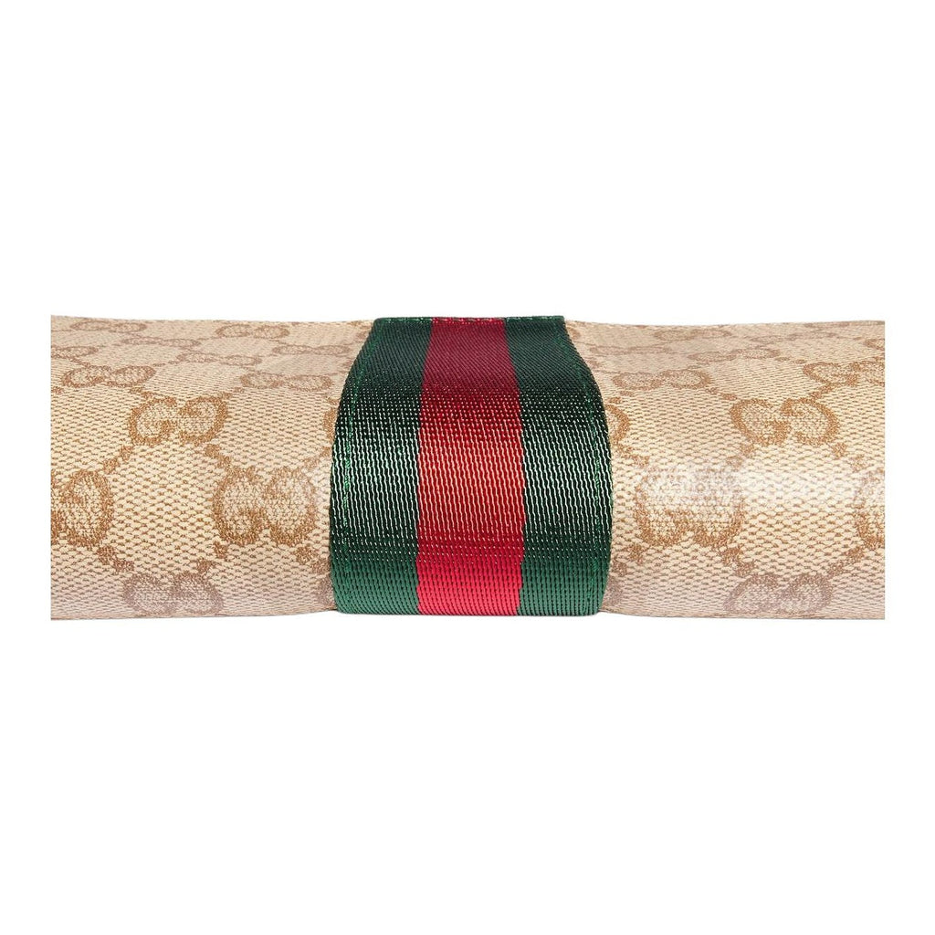GUCCI Women's Sand Coated Canvas Snap Wallet | 876048