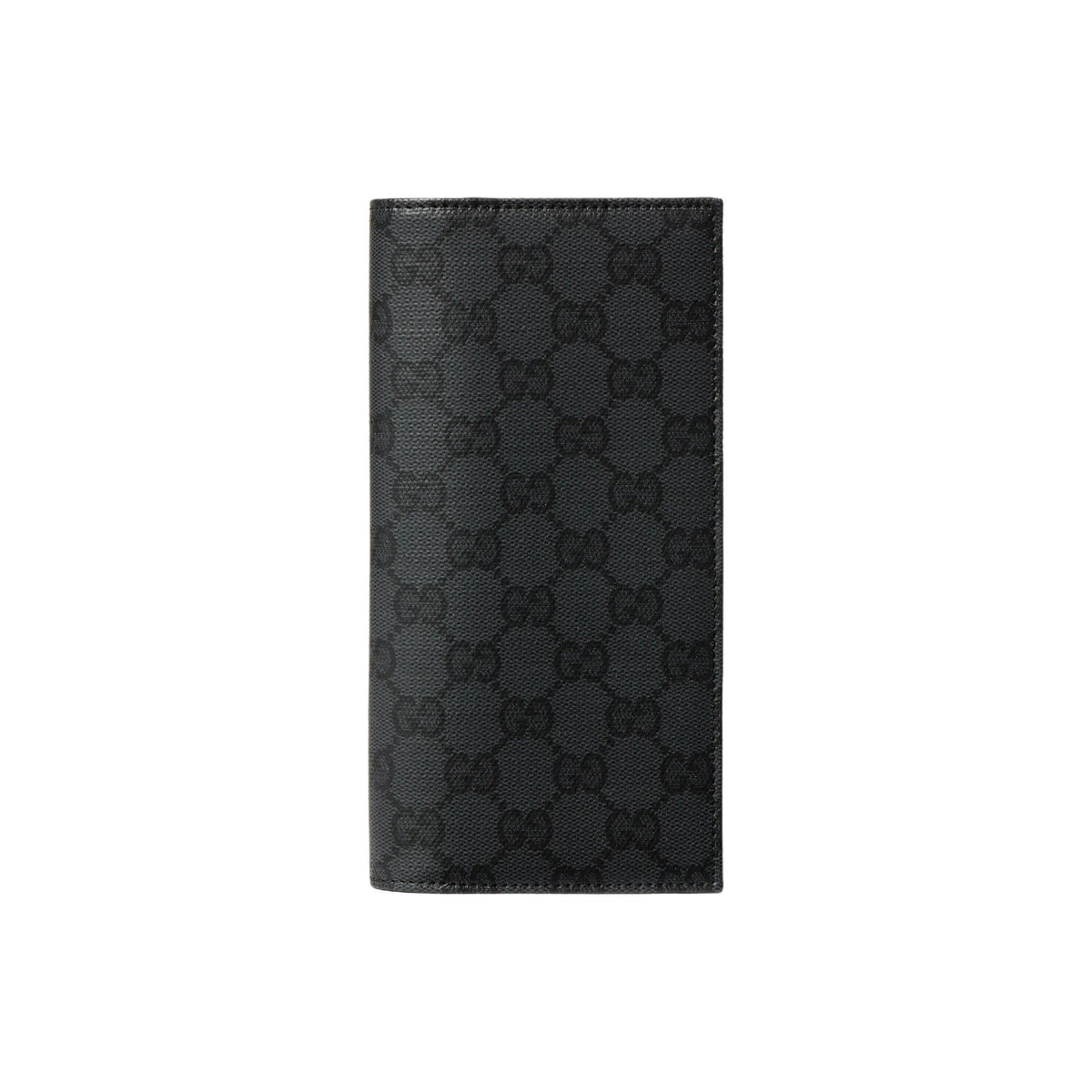 GUCCI Essence Classic Men's Black Coated Canvas & Leather Wallet | 876441