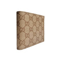 GUCCI GG Coin Women's Sand Faux Leather Wallet with Contrast Stitching | 876404