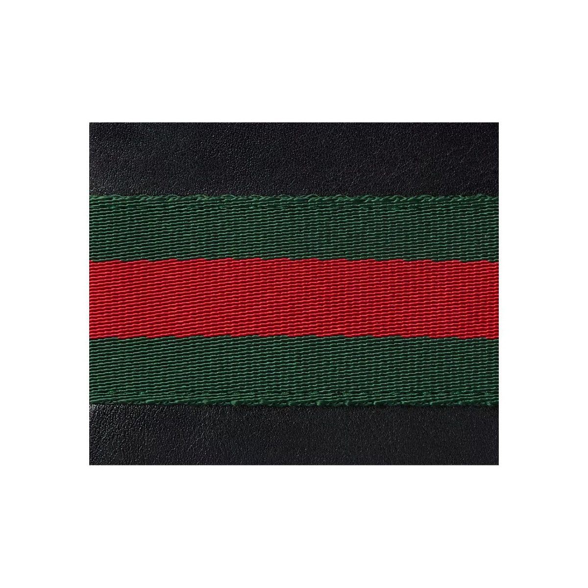 GUCCI WebTrademark Men's Black Soft Leather Bifold Wallet | 867269