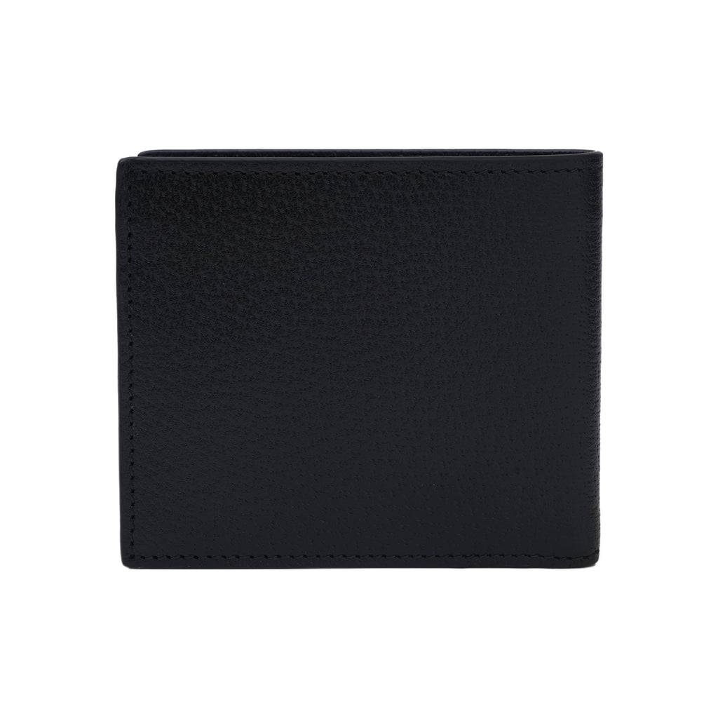 GUCCI GG Marmont Men's Black Leather Compact Bifold Wallet | 428726