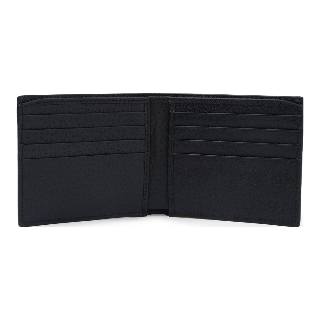 GUCCI GG Marmont Men's Black Leather Compact Bifold Wallet | 428726