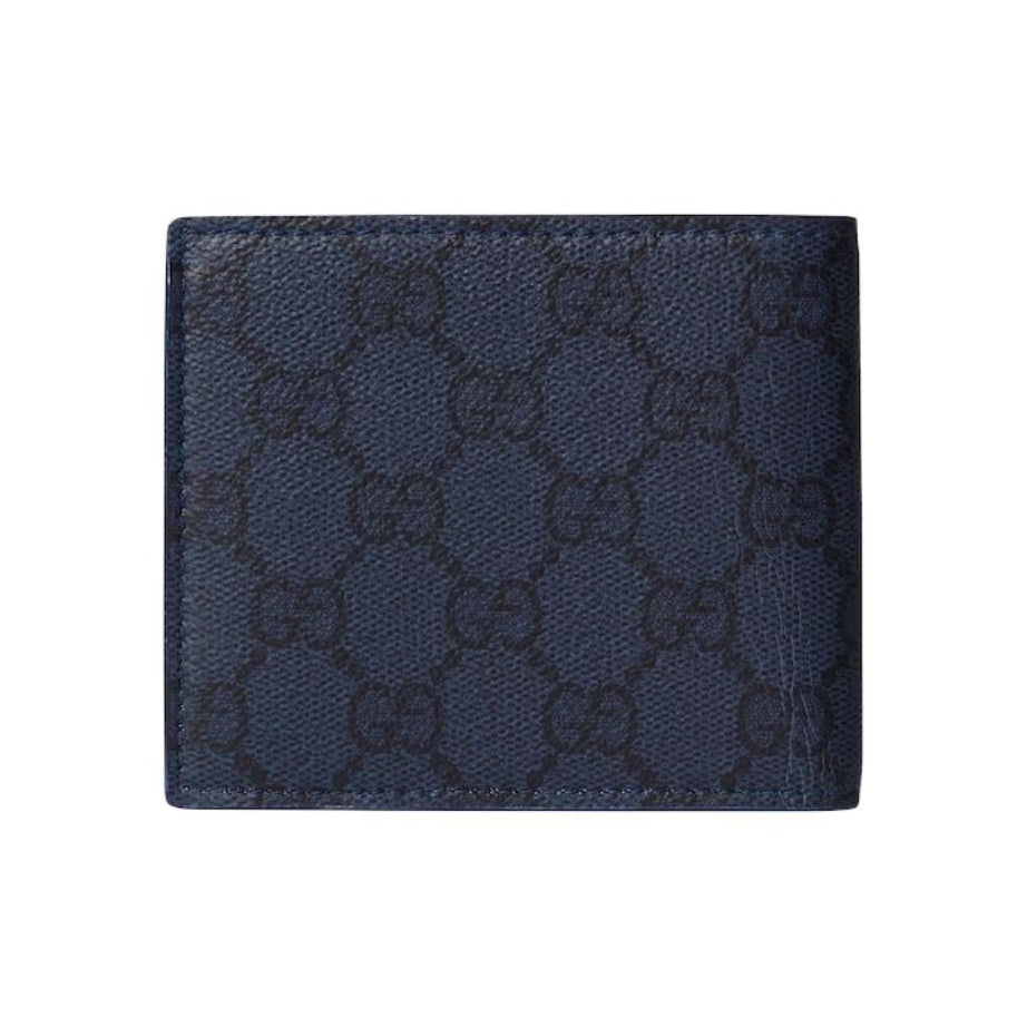 GUCCI GG Supreme Chinese New Year Men's Dark Blue Wallet | 853434