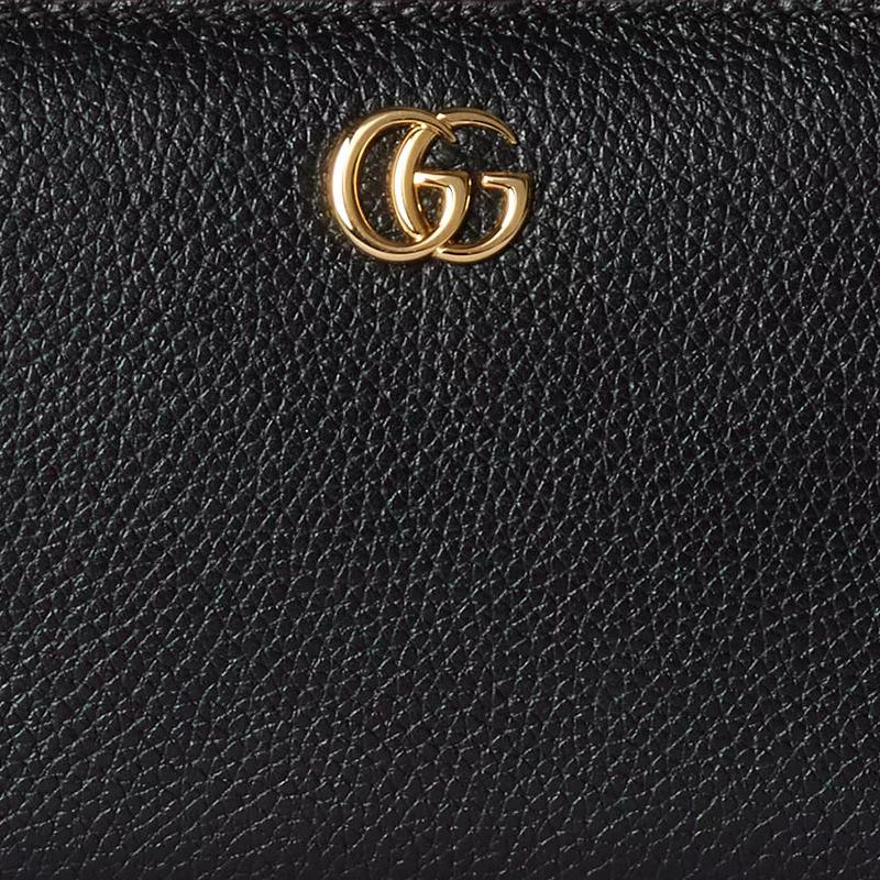 GUCCI GG Marmont Women's Black & Red Leather Wallet | 456117