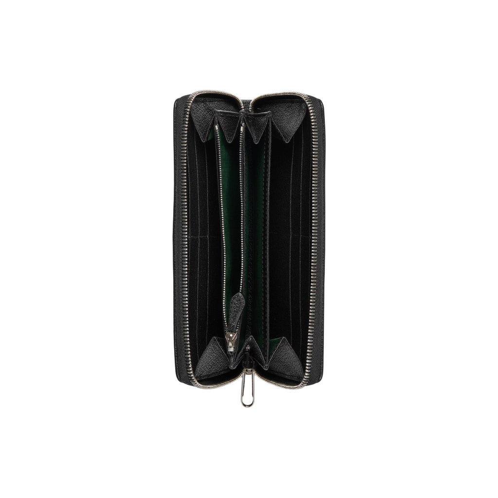 GUCCI Ophidia Men's Black Leather Zip Wallet | 834694