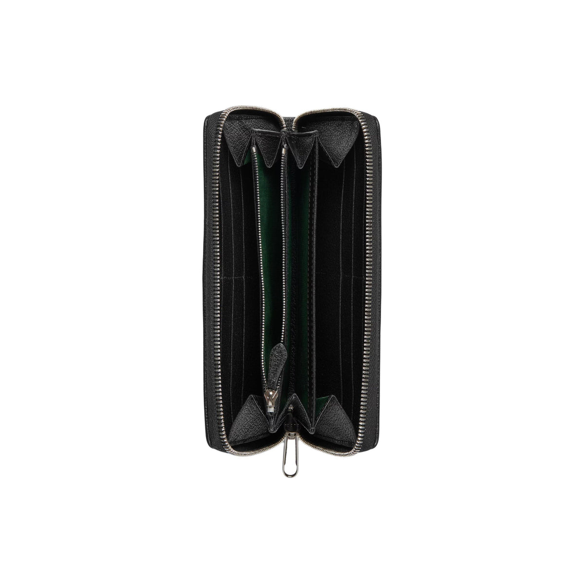 GUCCI Ophidia Men's Black Leather Zip Wallet | 834694