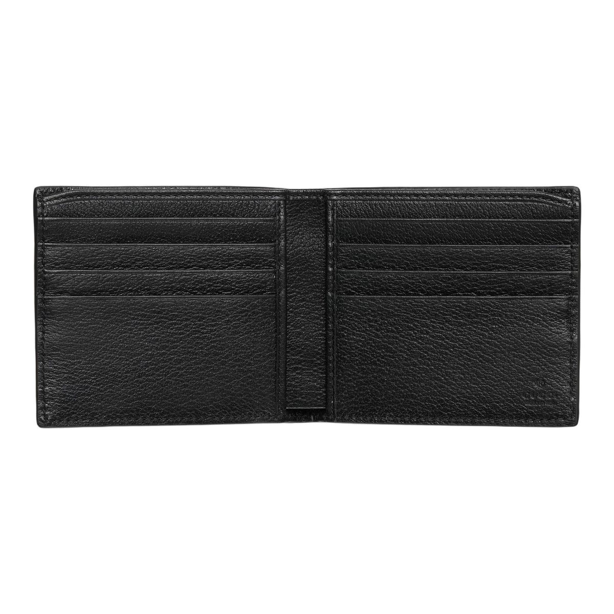GUCCI Ophidia Men's Black Leather & Fabric Bifold Wallet | 834271