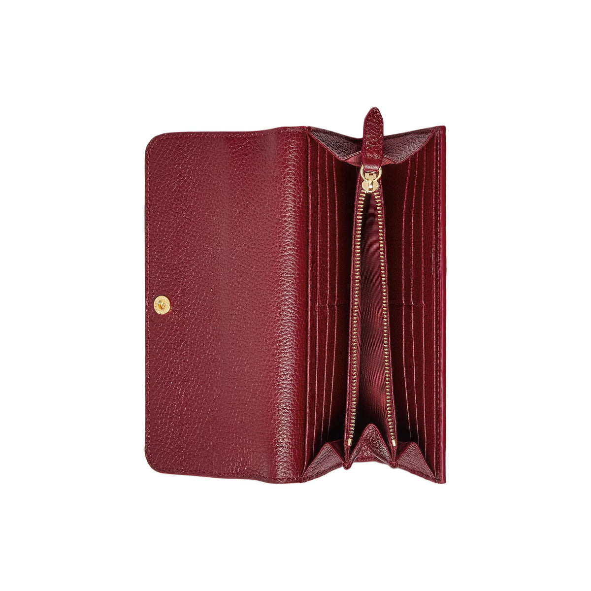 GUCCI SOFTBIT Women's Red Grained Leather Wallet | 828147