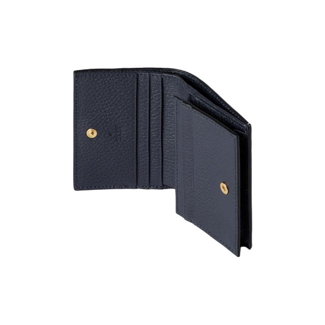 GUCCI Double G Women's Small Blue Leather Wallet | 658610