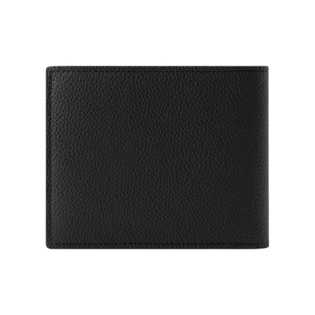 LOUIS VUITTON Marco Men's Black Calfskin Leather Wallet with Signature Logo M25944