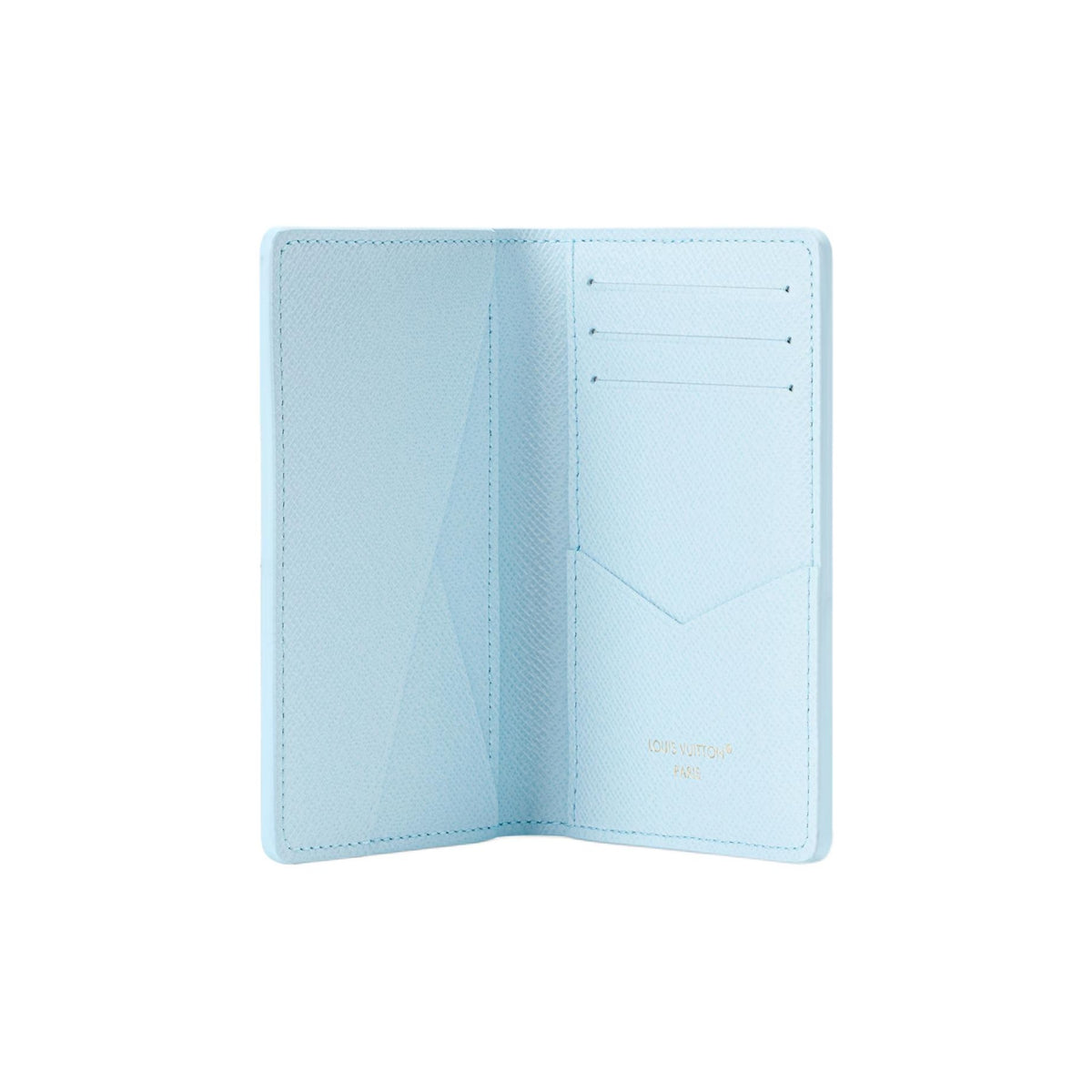 LOUIS VUITTON Pocket Organizer Ice Hockey Blue Coated Canvas Card Holder M3A539