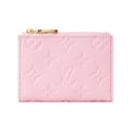 LOUIS VUITTON Lisa Monogram Empreinte Cowhide Leather Wallet in Confetti Pink M28972