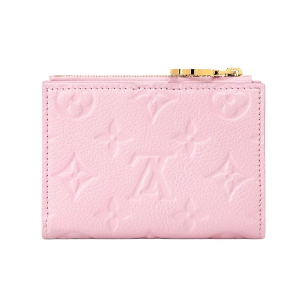 LOUIS VUITTON Lisa Monogram Empreinte Leather Wallet - Confetti Pink - M28972