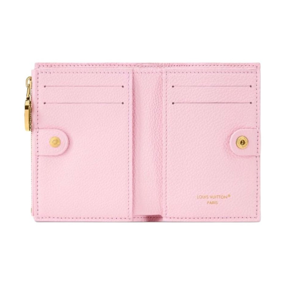 LOUIS VUITTON Lisa Monogram Empreinte Leather Wallet - Confetti Pink - M28972