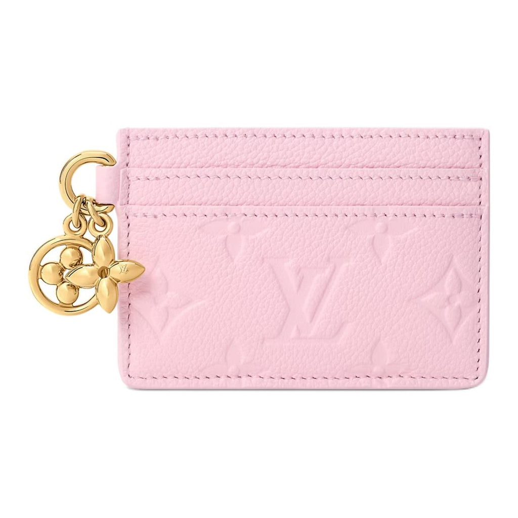 LOUIS VUITTON Women's Confetti Pink Monogram Cowhide Leather Card Holder M27888
