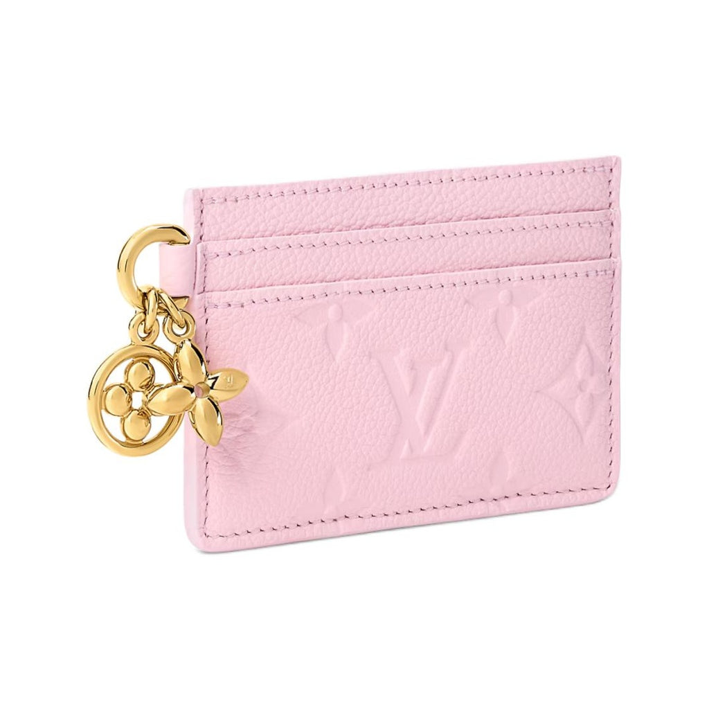 LOUIS VUITTON Women's Monogram Leather Card Holder - Confetti Pink - M27888