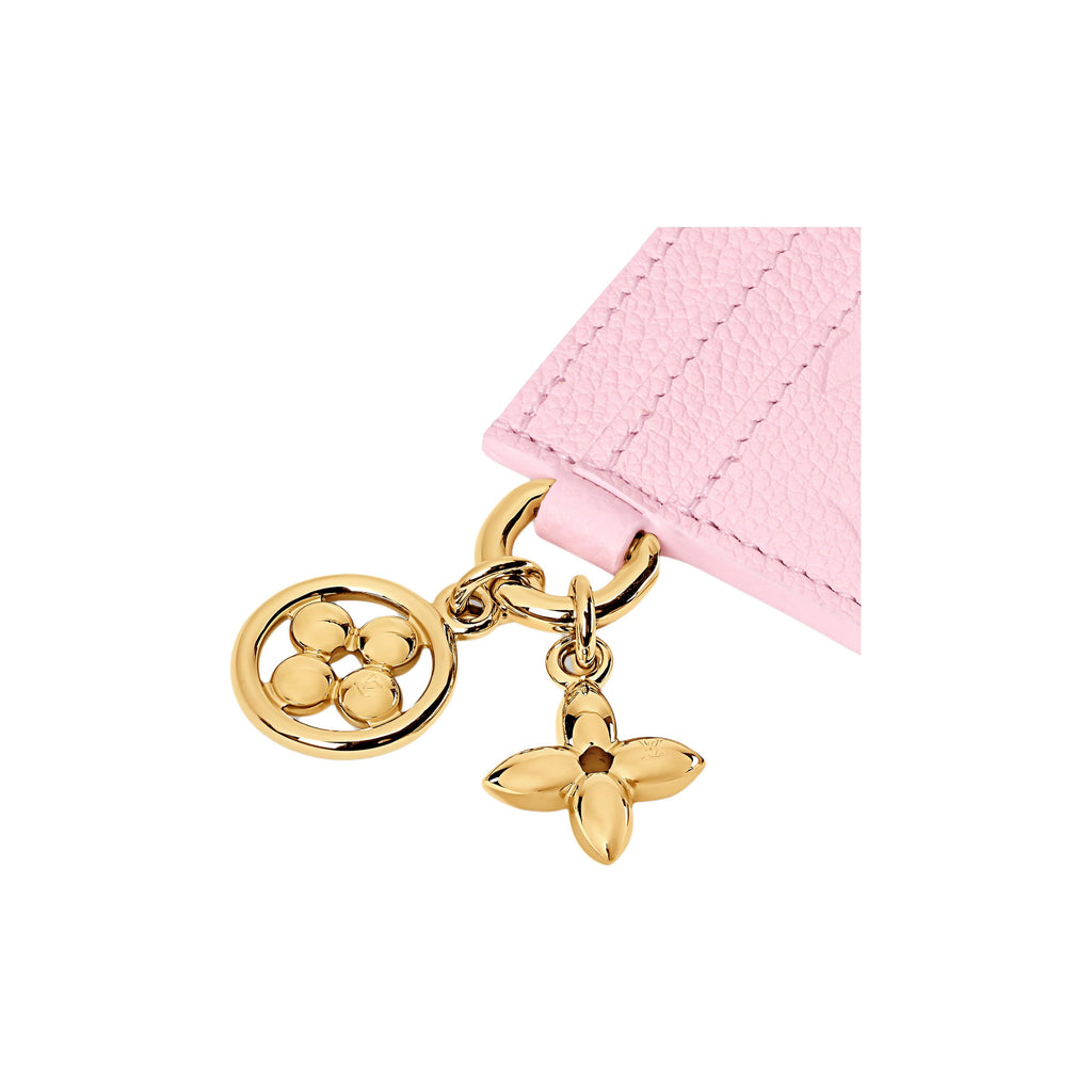 LOUIS VUITTON Women's Confetti Pink Monogram Cowhide Leather Card Holder M27888
