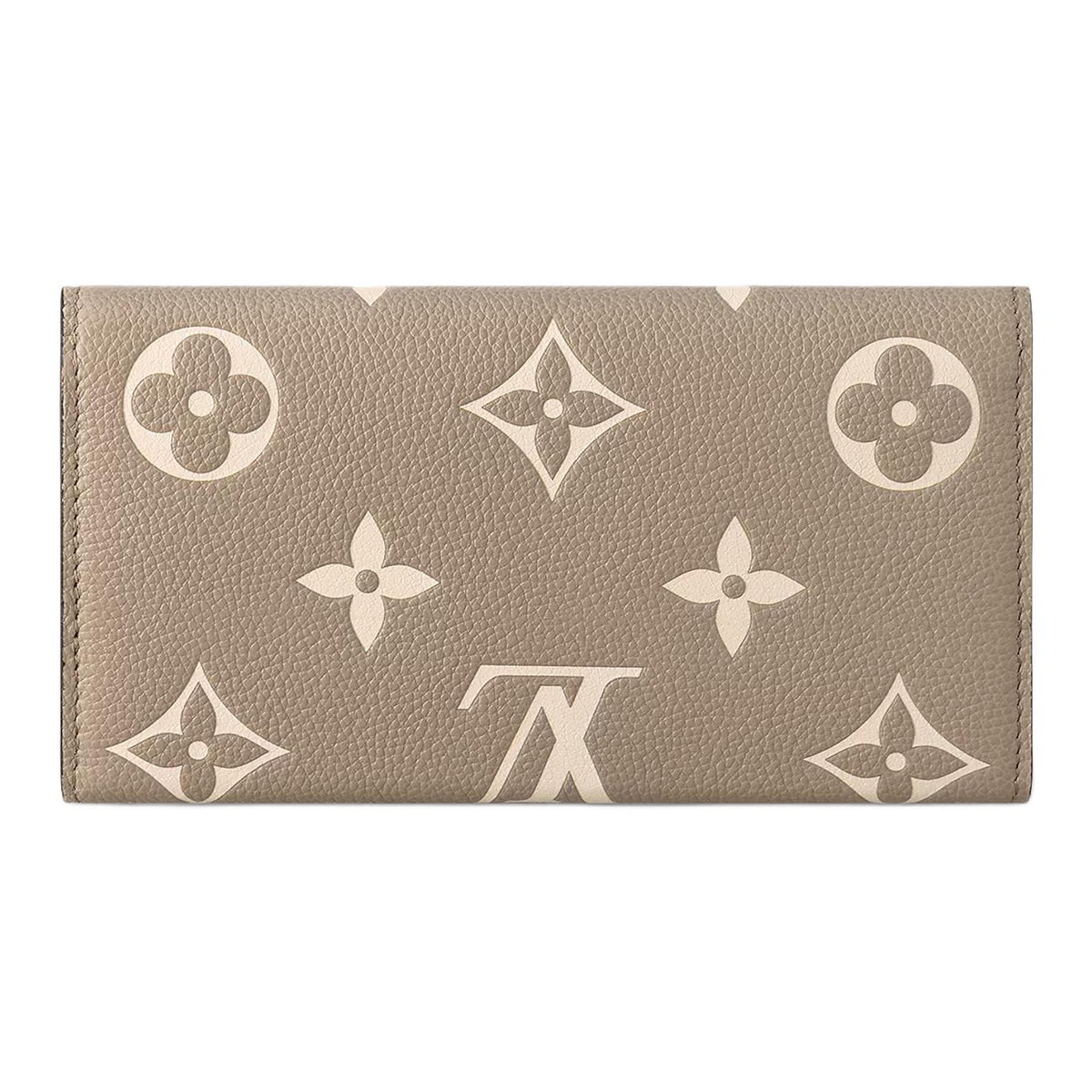 LOUIS VUITTON Sarah Women's Brown Monogram Empreinte Leather Wallet M81049