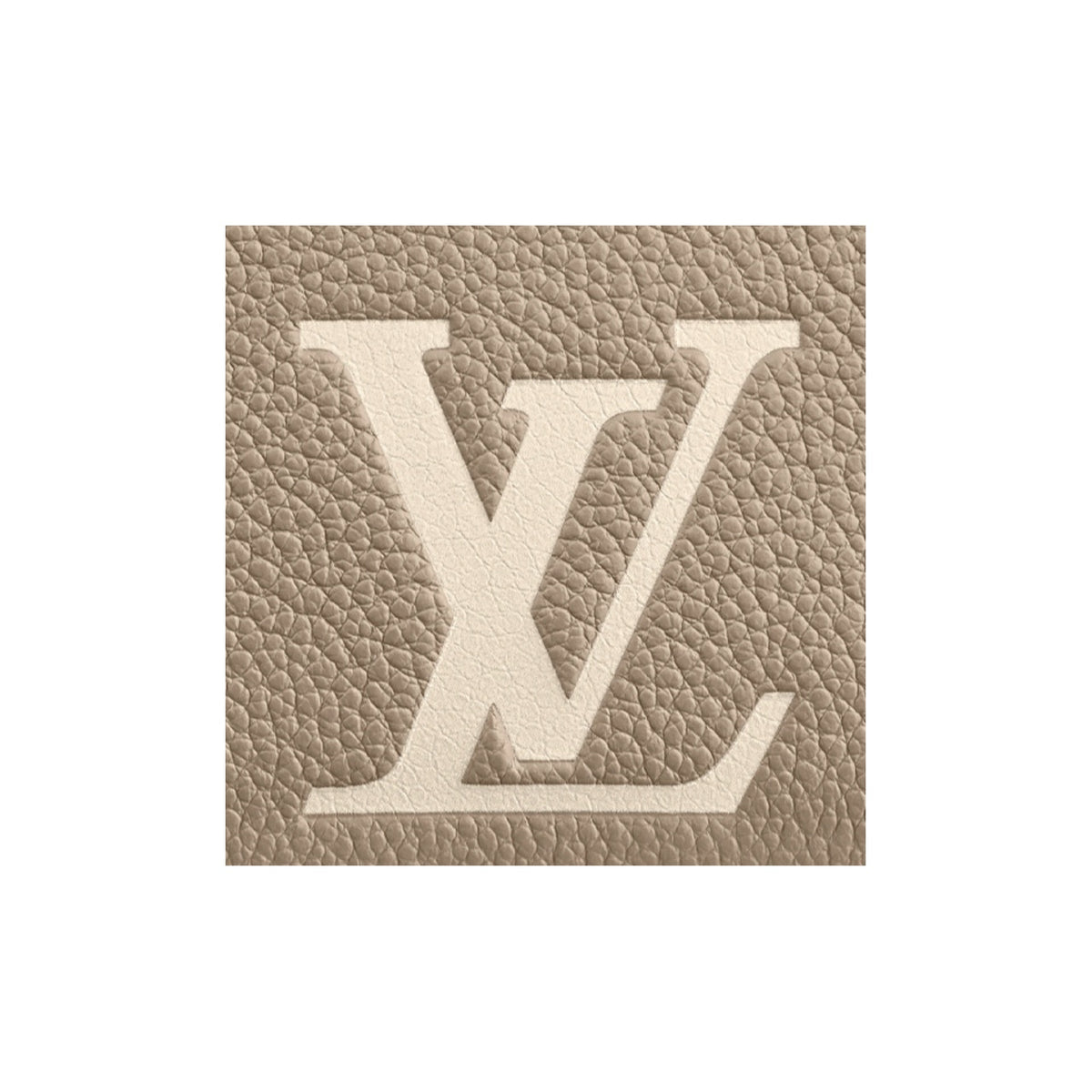 LOUIS VUITTON Zippy Women's Beige Coin Purse with Signature Logo M69797