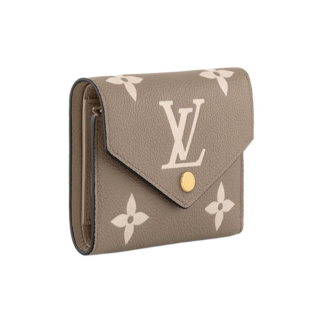LOUIS VUITTON Victorine Women's Monogram Empreinte Leather Snap Wallet M81861