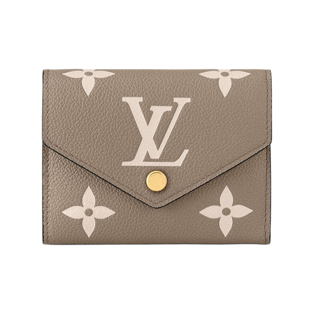 LOUIS VUITTON Victorine Women's Monogram Empreinte Leather Snap Wallet M81861