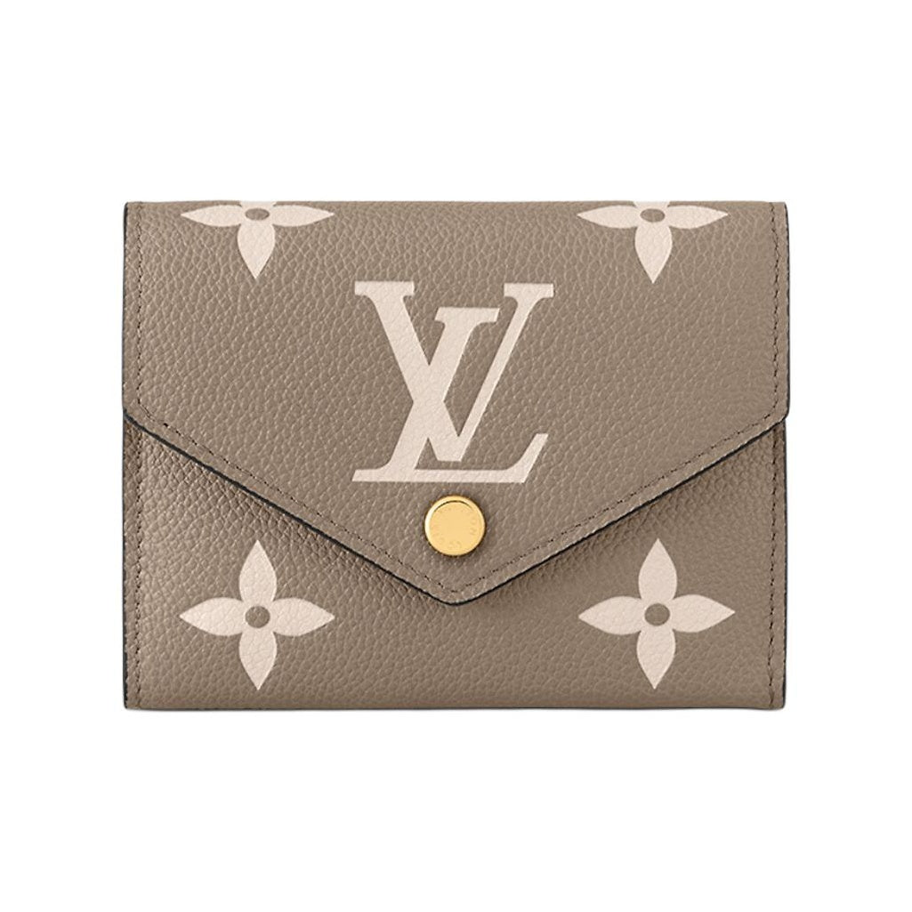 LOUIS VUITTON Victorine Women's Monogram Empreinte Leather Snap Wallet M81861