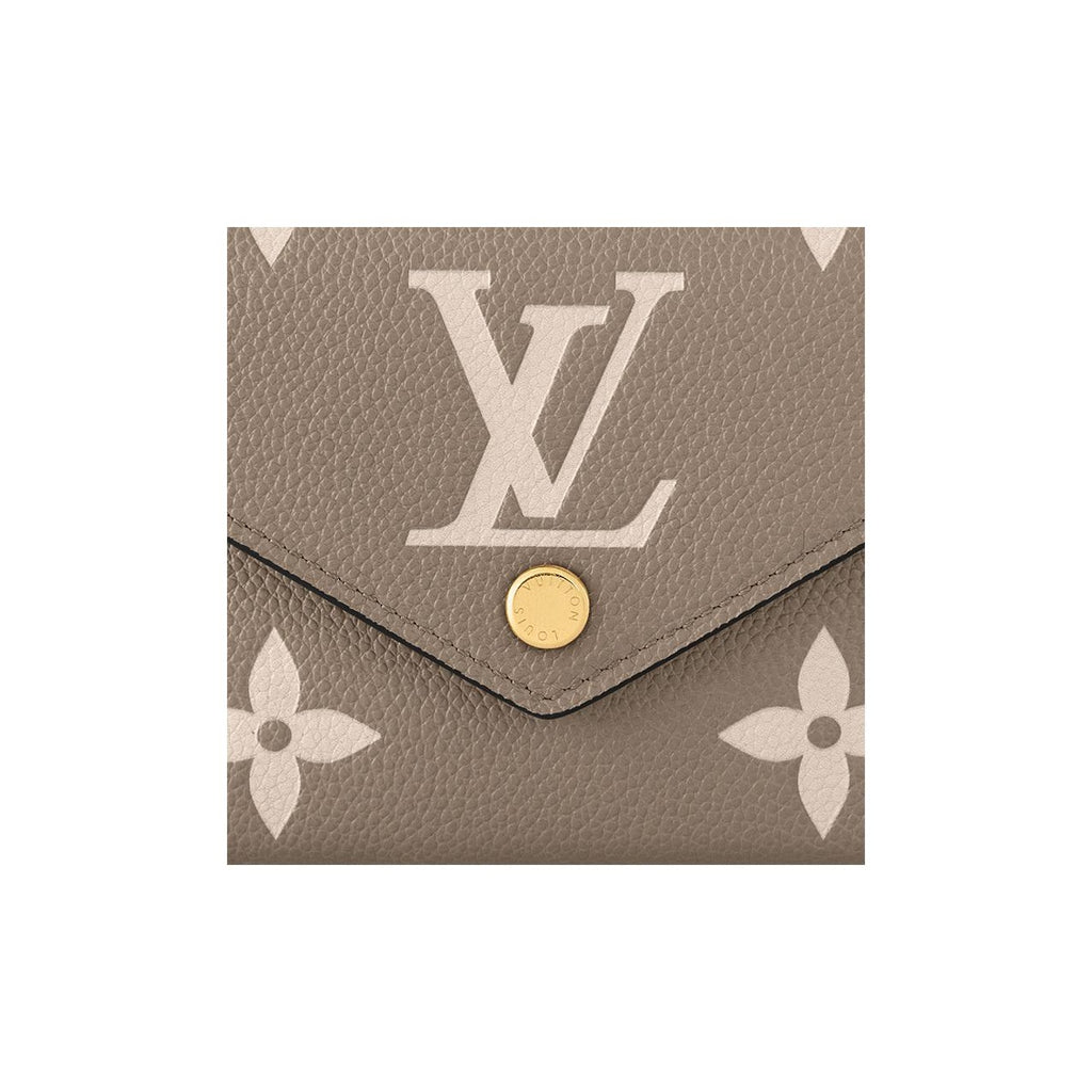 LOUIS VUITTON Victorine Women's Monogram Empreinte Leather Snap Wallet M81861